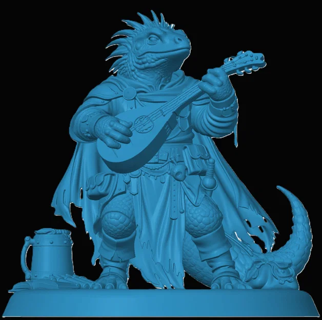 Mô hình Lizardfolk Bard - Image 1