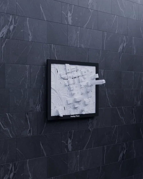 Dealey Plaza, Hoa Kỳ - Mô hình thu nhỏ 3D - Image 4