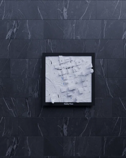 Dealey Plaza, Hoa Kỳ - Mô hình thu nhỏ 3D - Image 6