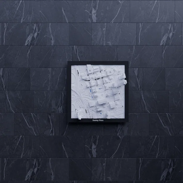 Dealey Plaza, Hoa Kỳ - Mô hình thu nhỏ 3D - Image 8