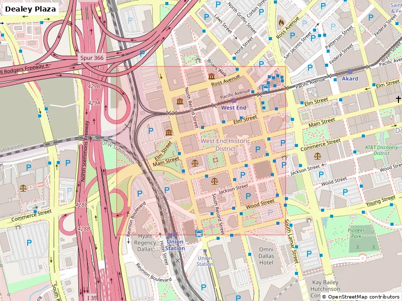 Dealey Plaza, Hoa Kỳ - Mô hình thu nhỏ 3D - Image 9