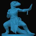 Mô hình Lizardfolk Monk (Thầy tu người thằn lằn) - Thumbnail 1