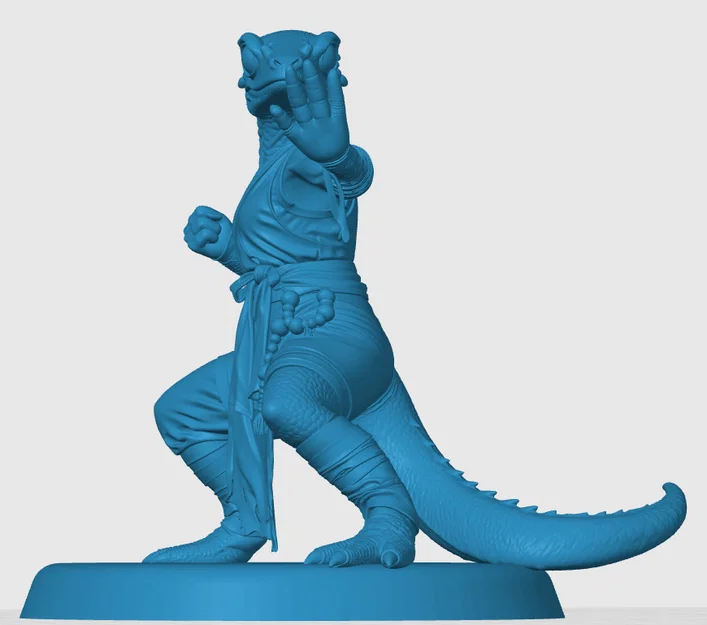 Mô hình Lizardfolk Monk (Thầy tu người thằn lằn) - Image 2