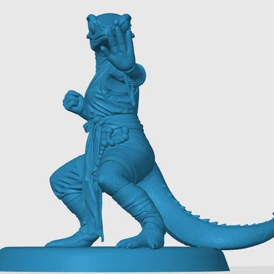 Mô hình Lizardfolk Monk (Thầy tu người thằn lằn)