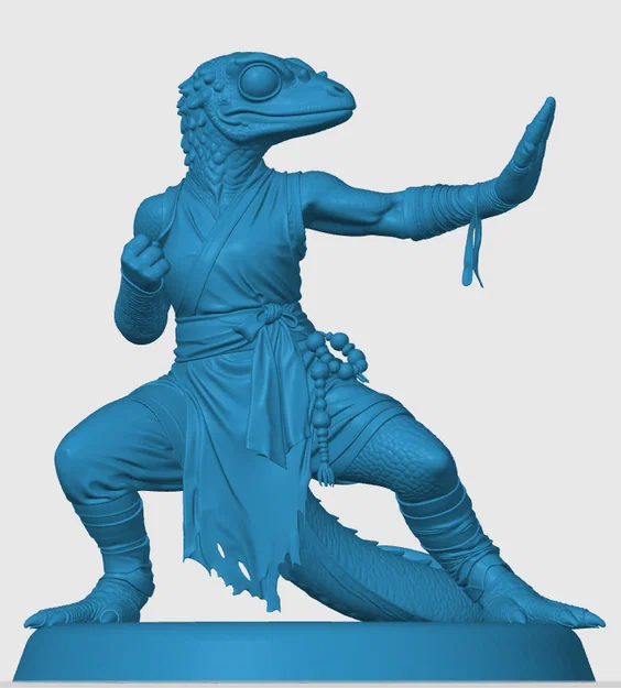 Mô hình Lizardfolk Monk (Thầy tu người thằn lằn) - Image 3