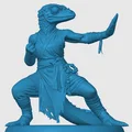 Mô hình Lizardfolk Monk (Thầy tu người thằn lằn) - Thumbnail 3