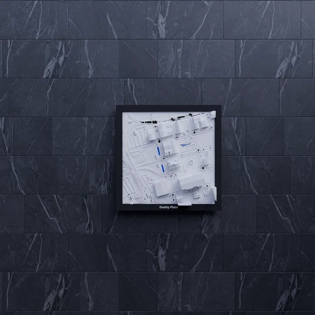 Dealey Plaza, Hoa Kỳ - Mô hình 3D thu nhỏ - Image 8