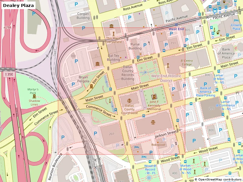 Dealey Plaza, Hoa Kỳ - Mô hình 3D thu nhỏ - Image 9