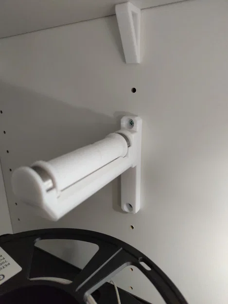 Giá treo cuộn nhựa cho tủ IKEA PAX - Phụ kiện in 3D chắc chắn - Image 1