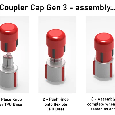 Nắp đậy giữ sợi nhựa cho hộp chống ẩm (Gen 3)