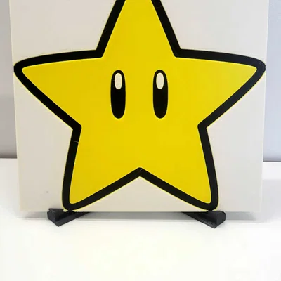 Ngôi sao Mario (Super Mario Star) - HueForge