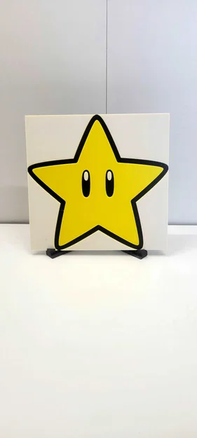 Ngôi sao Mario (Super Mario Star) - HueForge - Image 2