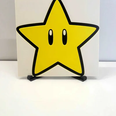 Ngôi sao Mario (Super Mario Star) - HueForge