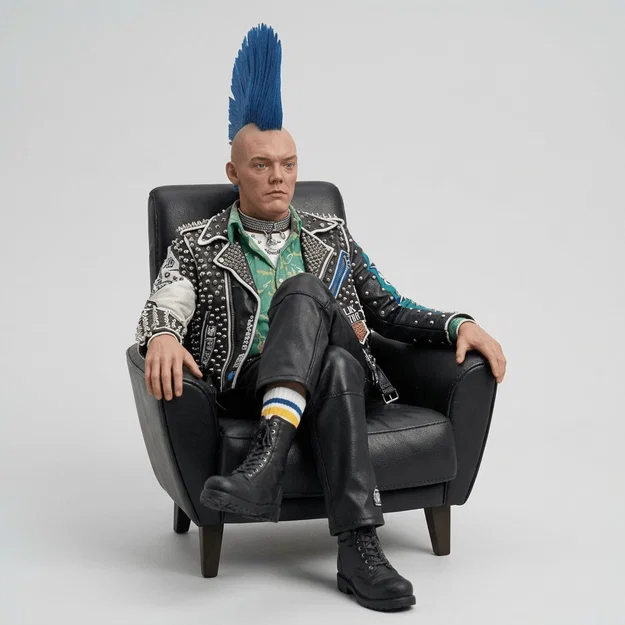 Mô hình 3D nhân vật SLC Punk (1998) sắc nét cho dân sưu tầm - Image 1