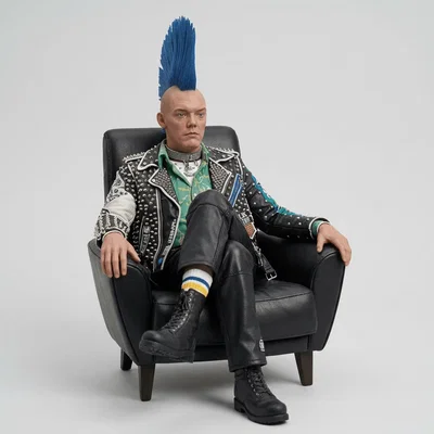 Mô hình 3D nhân vật SLC Punk (1998) sắc nét cho dân sưu tầm