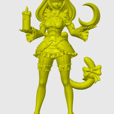 Mô hình cô nàng mèo phong cách BDSM 2