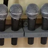 Giá treo tường 3D cho Microphone XLR chuyên nghiệp (Bộ 4 khay)