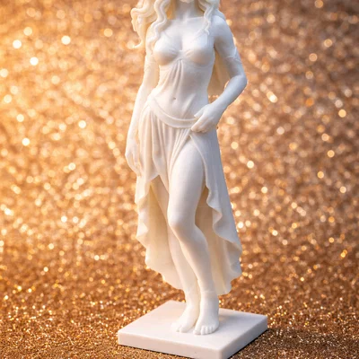 Tượng Tiên Nữ Elf Thanh Lịch – Mô Hình Fantasy Chi Tiết Cao (File STL In 3D)
