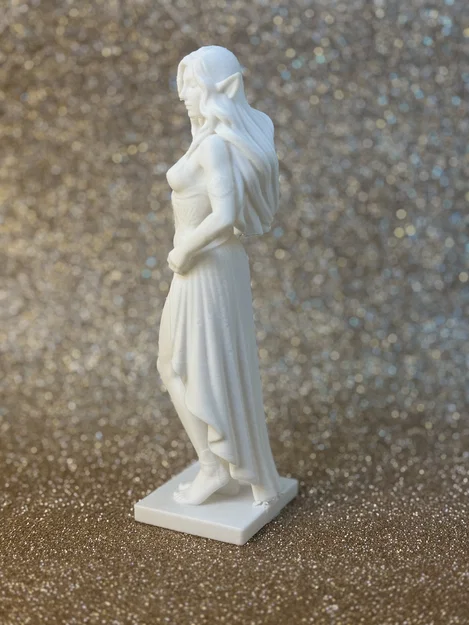 Tượng Tiên Nữ Elf Thanh Lịch – Mô Hình Fantasy Chi Tiết Cao (File STL In 3D) - Image 2