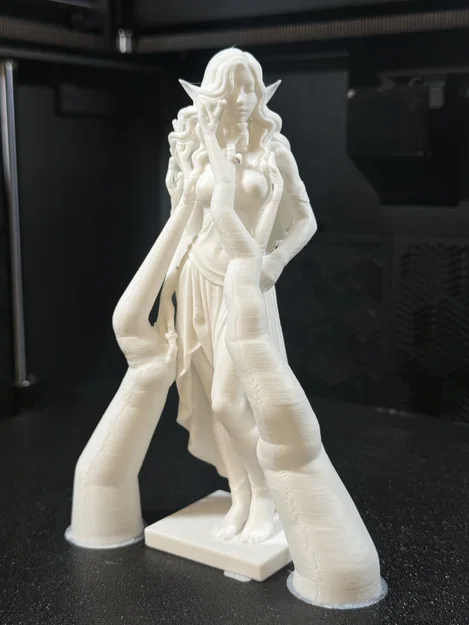 Tượng Tiên Nữ Elf Thanh Lịch – Mô Hình Fantasy Chi Tiết Cao (File STL In 3D) - Image 6