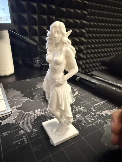 Tượng Tiên Nữ Elf Thanh Lịch – Mô Hình Fantasy Chi Tiết Cao (File STL In 3D) - Image 7