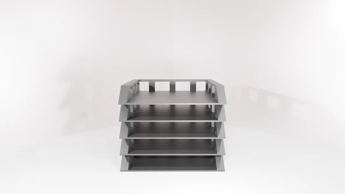 Khay/Kệ lưu trữ xếp chồng: Thiết kế tối giản, dễ dàng lắp ghép - Image 2