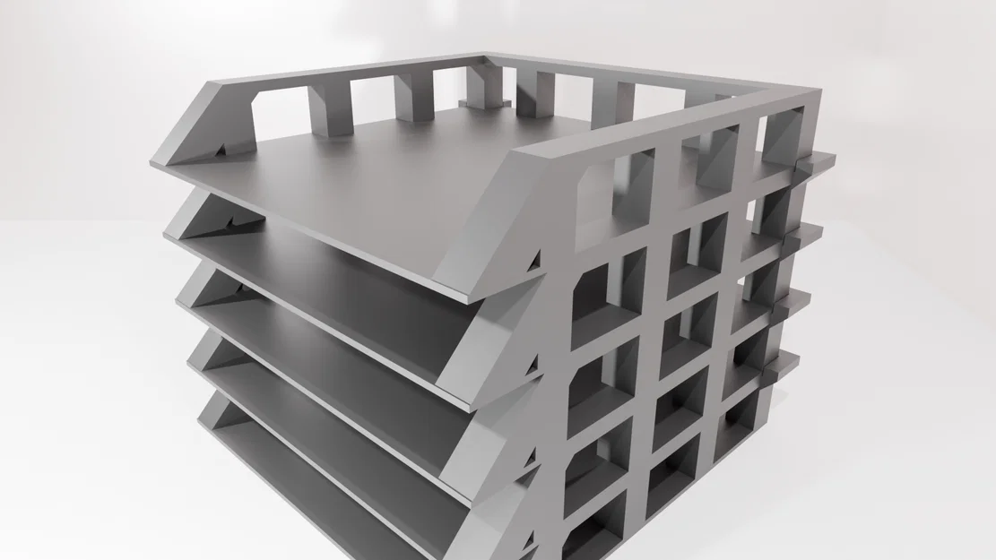 Khay/Kệ lưu trữ xếp chồng: Thiết kế tối giản, dễ dàng lắp ghép - Image 3