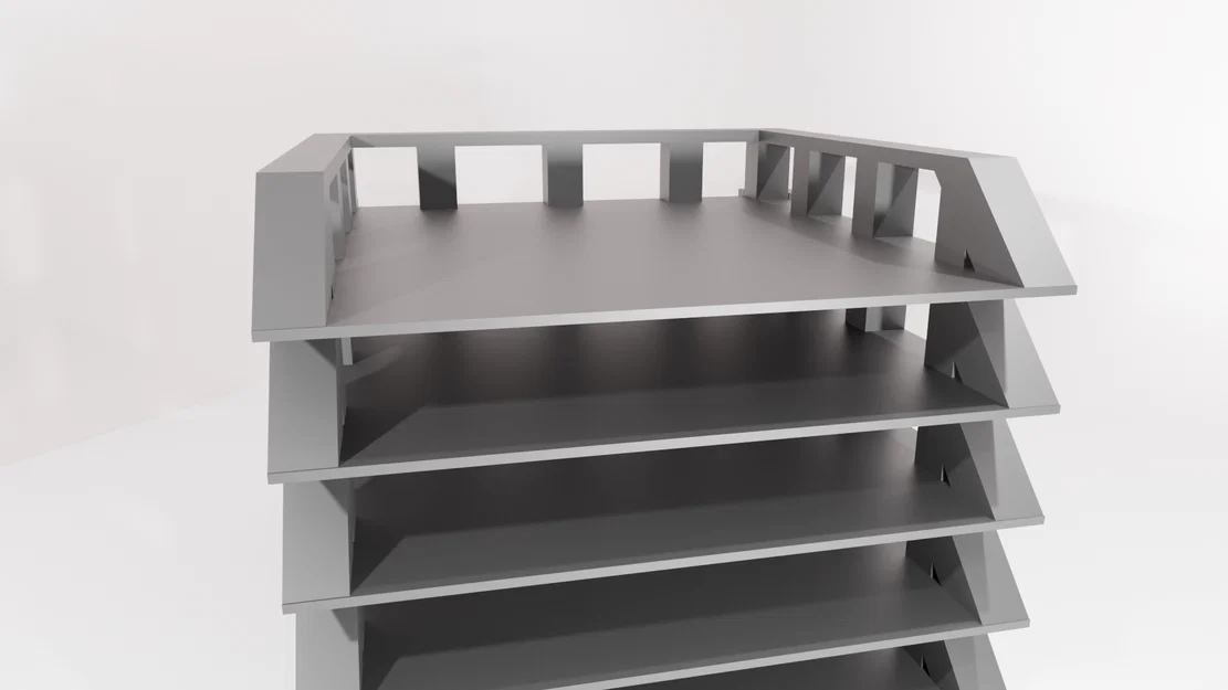 Khay/Kệ lưu trữ xếp chồng: Thiết kế tối giản, dễ dàng lắp ghép - Image 5