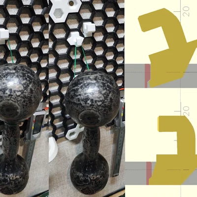 HSW asymmetric insert - Insert bất đối xứng cho tường Honeycomb