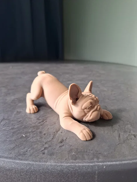 Mô hình chú cún French Bulldog tinh nghịch - Image 1