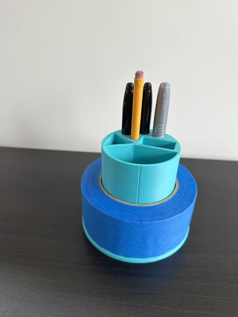 Khay đựng băng keo và bút viết (Tape & Pencil Holder) - Image 2