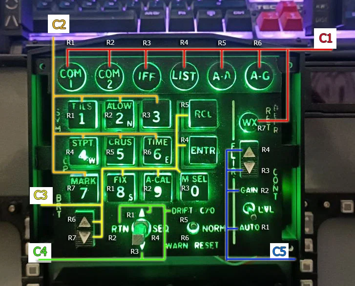 ICP V2 Baclight cho mô phỏng buồng lái F-16 - Image 2