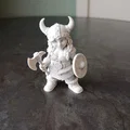 Mô hình nữ chiến binh Viking Shieldmaiden với rìu và khiên - Thumbnail 2