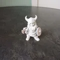 Mô hình nữ chiến binh Viking Shieldmaiden với rìu và khiên - Thumbnail 4