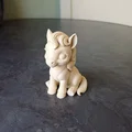 Mô hình chú ngựa con ngồi đáng yêu - Thumbnail 8