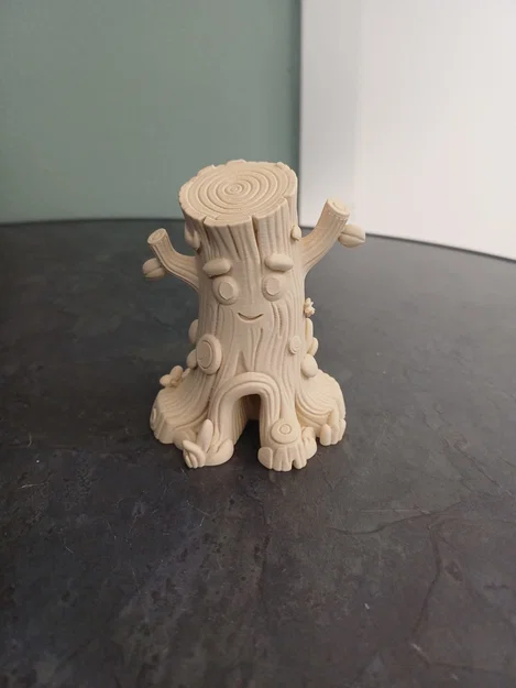 Mô hình gốc cây dễ thương (Cute Tree Stump Figurine) - Image 2
