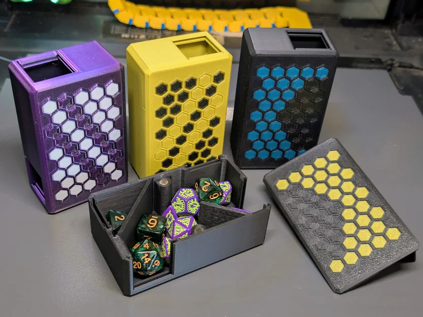 Hộp đựng và tháp đổ xúc xắc đơn giản - Image 1