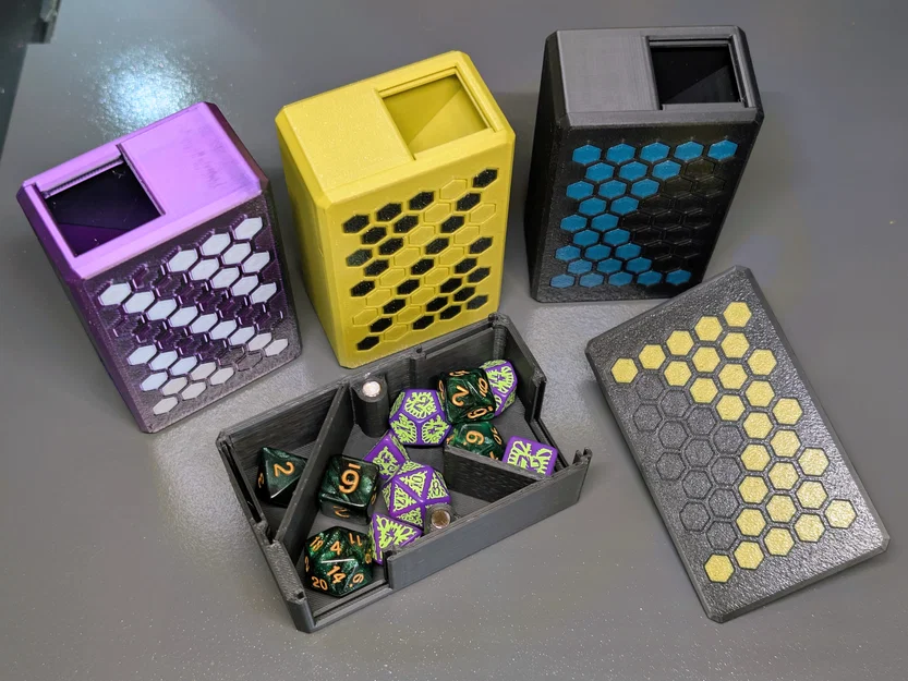 Hộp đựng và tháp đổ xúc xắc đơn giản - Image 2