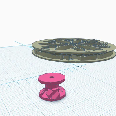 Mô hình bộ phận truyền động (Gear) dùng cho kỹ thuật và robot