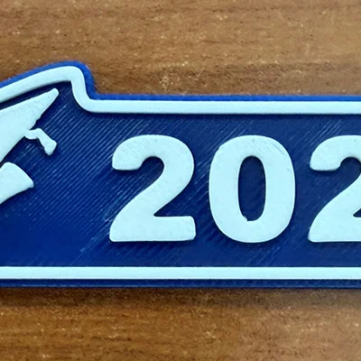 Móc khóa tốt nghiệp 2026 độc đáo - Tự in 3D tại nhà cực dễ