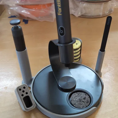 Khay gắn trạm hàn Fanttik: Lưu trữ đầu hàn và cáp gọn gàng