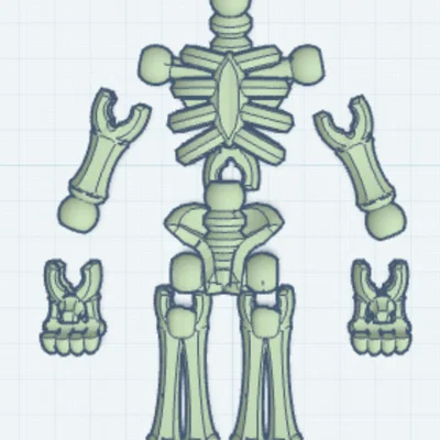 Mô hình Skeleton Stick Man - Người que bộ xương khớp nối linh hoạt