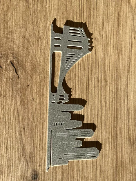 Mô hình Đường chân trời thành phố hiện đại với cây cầu - Image 3