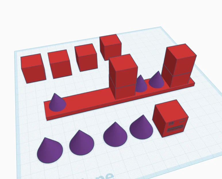 Mô hình Geometry Dash mini trang trí bàn làm việc - Image 1