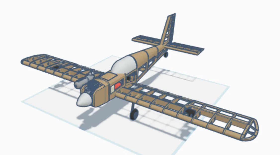 Mô hình máy bay Dynamic Plane độc đáo cho người yêu thích 3D in - Image 1