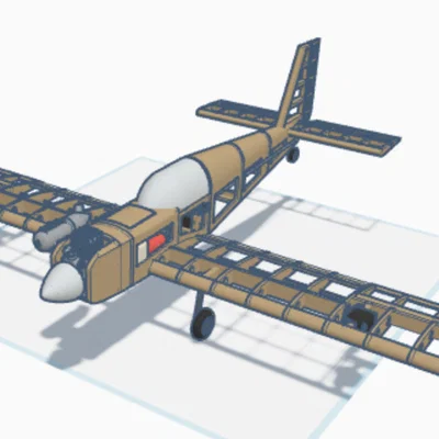 Mô hình máy bay Dynamic Plane độc đáo cho người yêu thích 3D in
