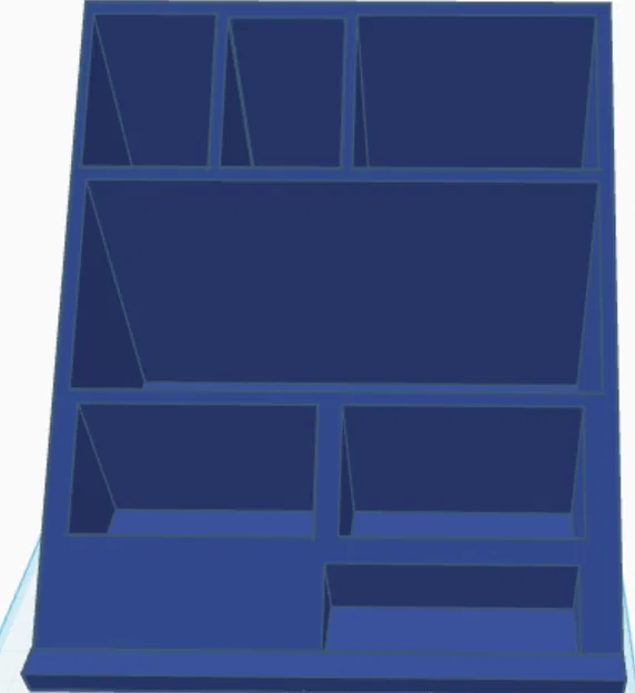 Khay Đựng Dụng Cụ Đa Năng 18x18cm - Phụ Kiện Bàn Làm Việc Thông Minh - Image 1