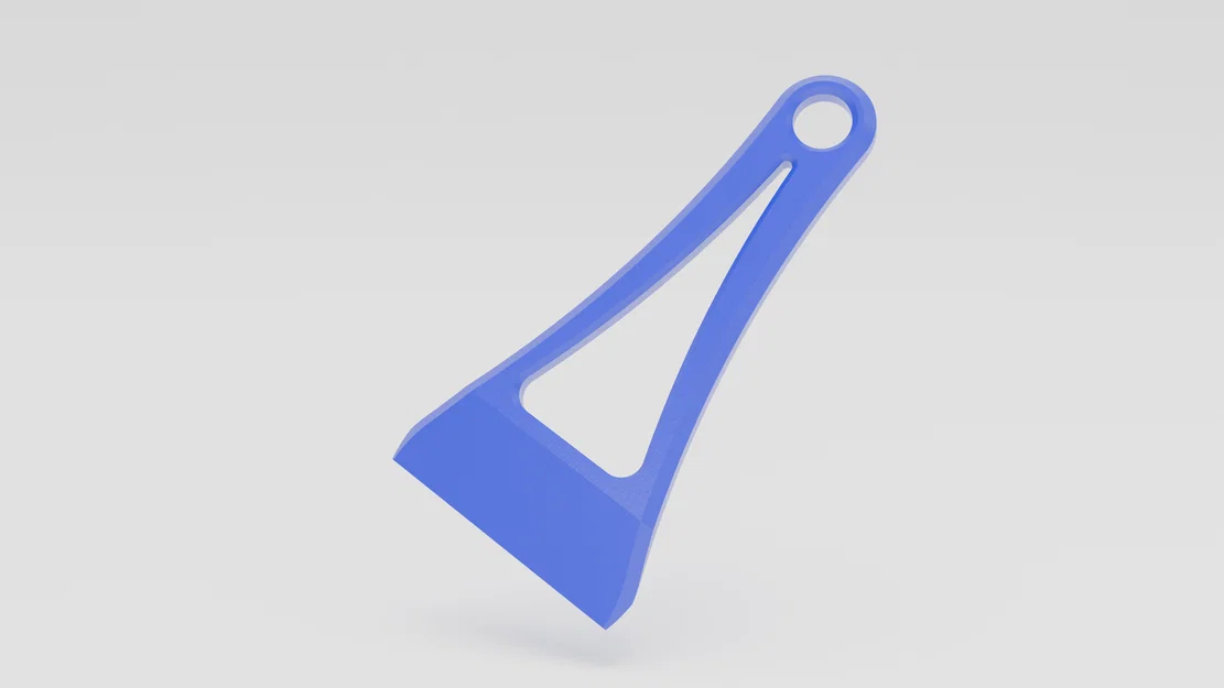 Dụng cụ cạo bàn in 3D siêu nhẹ (Bed Scraper) - Chỉ tốn 8g nhựa - Image 1