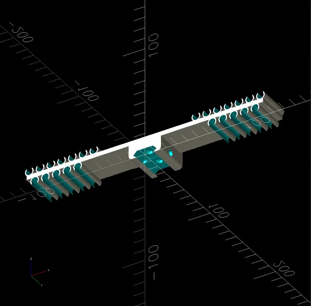 Giá Đỡ Mũi Tên Gắn Ray Picatinny Cho Nỏ Mini - File In 3D - Image 1