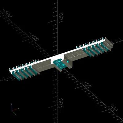 Giá Đỡ Mũi Tên Gắn Ray Picatinny Cho Nỏ Mini - File In 3D